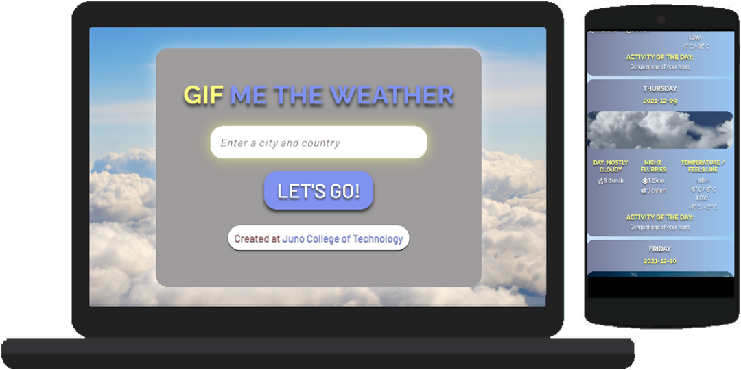 Read more about my weather app built in bootcamp